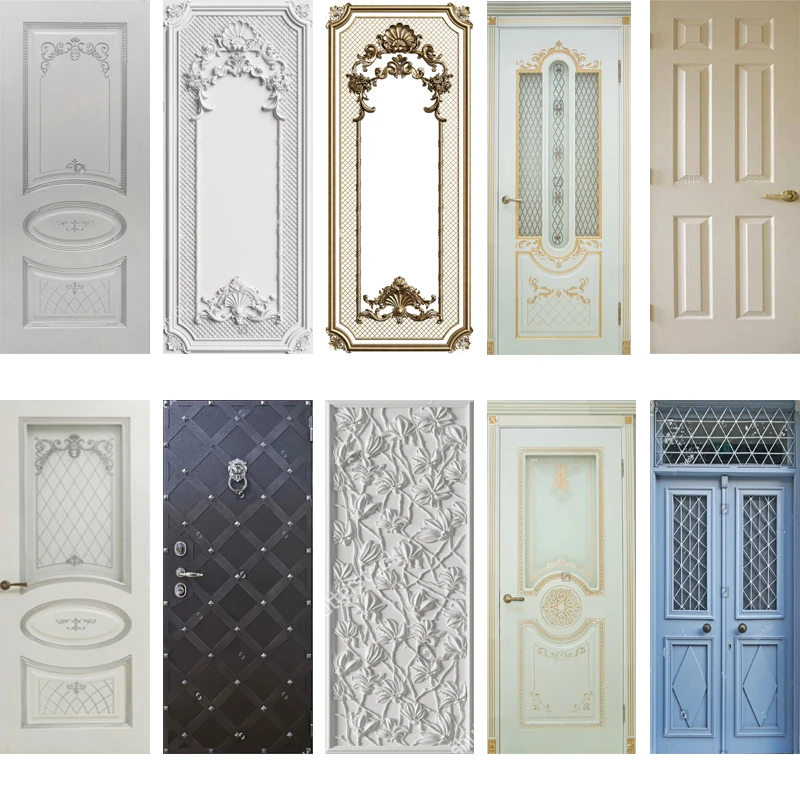 3D наклейка на дверь Настенная Наклейка Настенные обои плакат самоклеящаяся