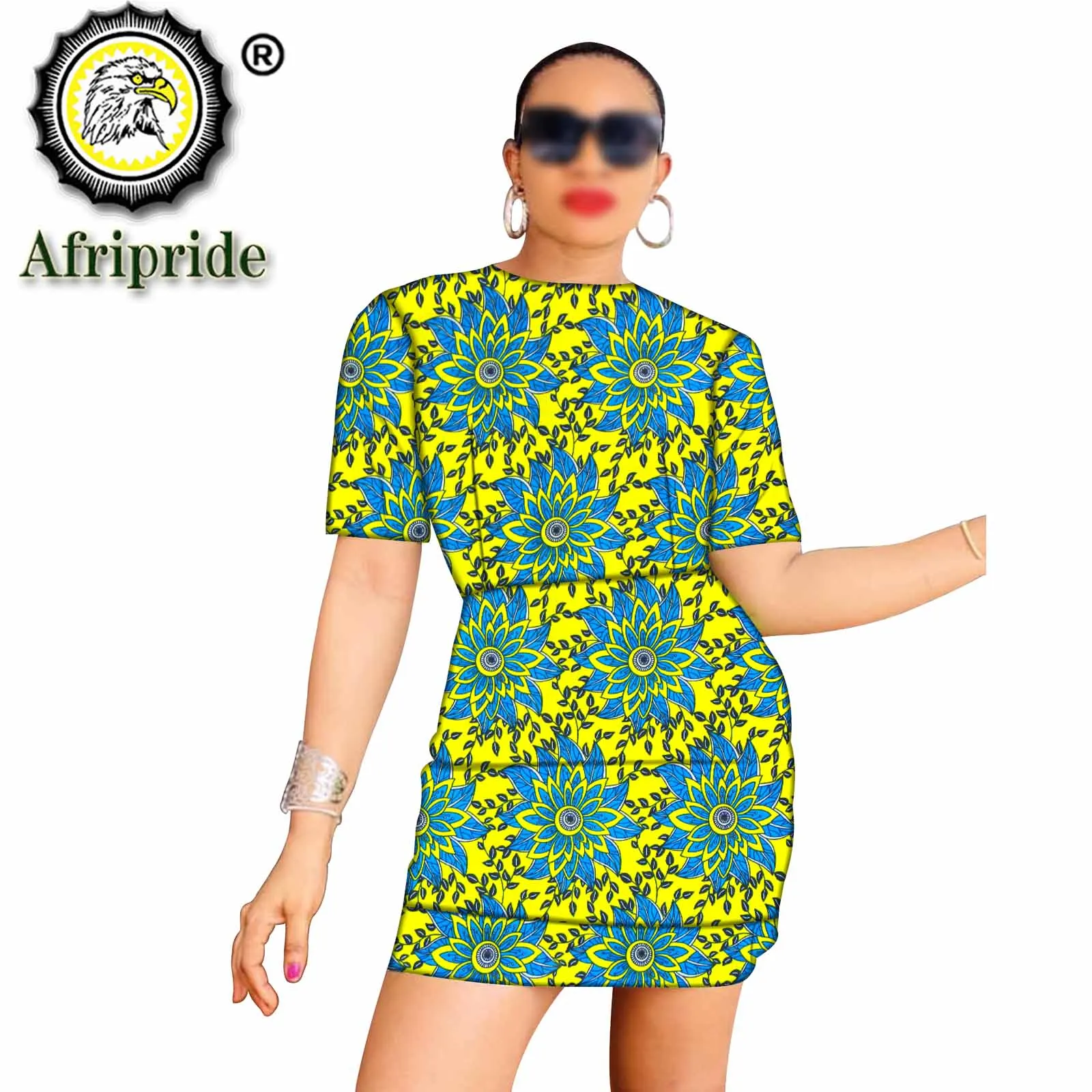 Fashion African Clothes High Waist Dress Ladies long sleeve Dashiki Clothing Elegant African Dresses for Women Party S2025069