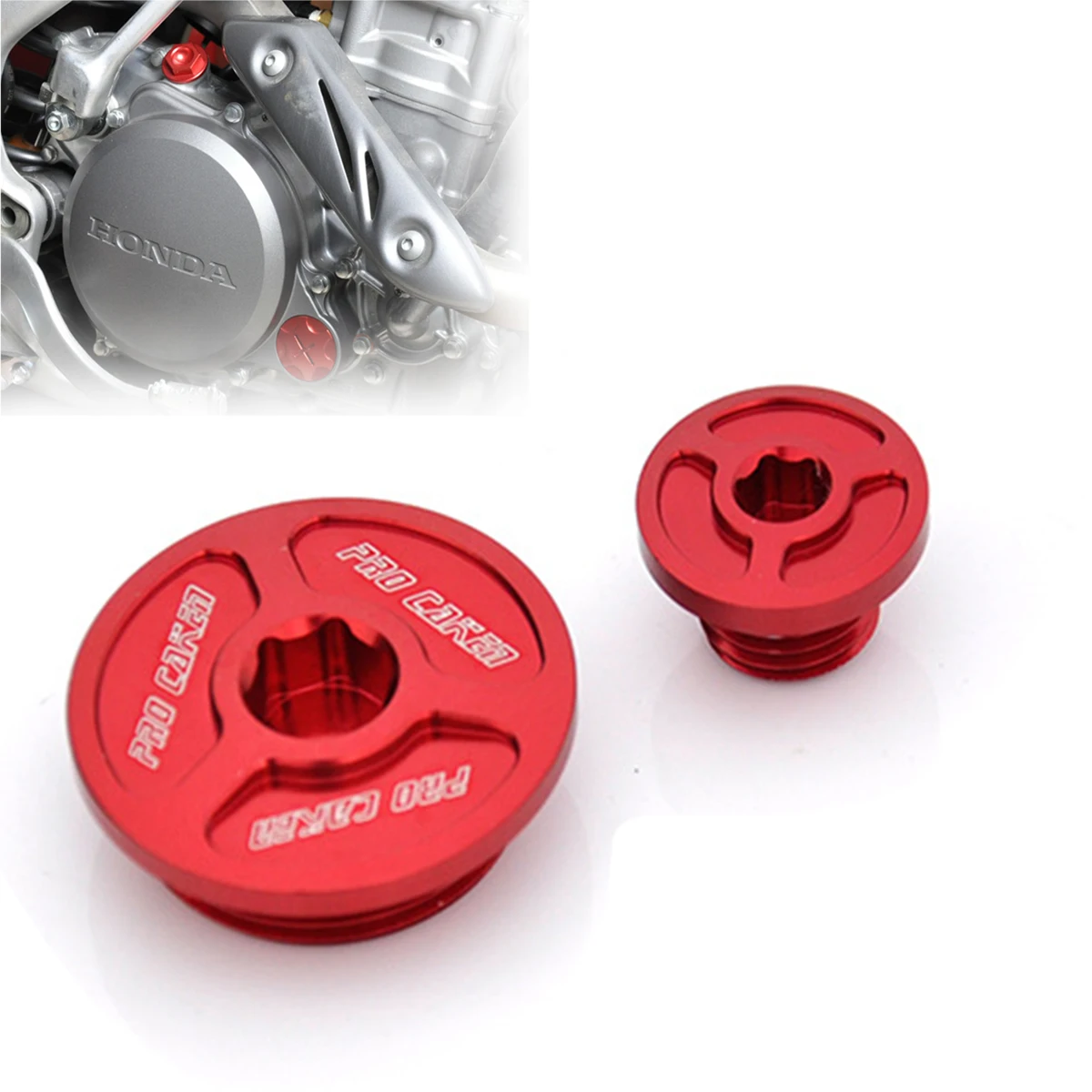 Crankcase Cover Engine Timing Plug For Honda CRF250R CRF450R CRF 250R 450R 230F 250L/M 250 Rally 450X 1000L XR 250 400 TRX 400EX