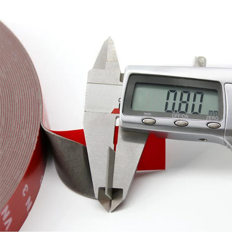 

6/8/10/12/15/20MM Car Special Double Sided Tape 3M Grey Strong Permanent Auto Stickers Super Sticky Tape Car Repair Accessories