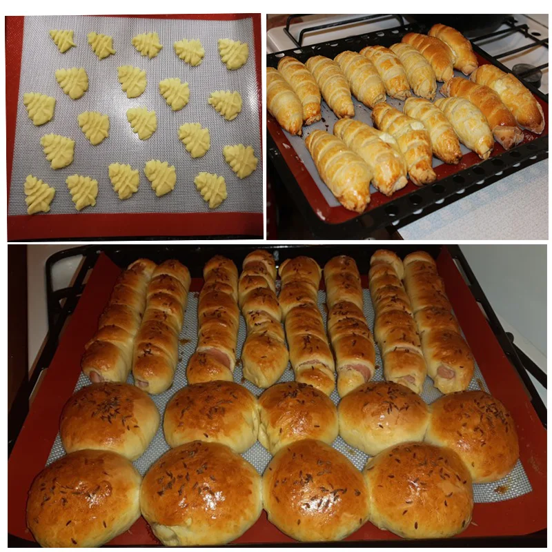 Большой размер силиконовый коврик для выпечки антипригарный Кондитерские