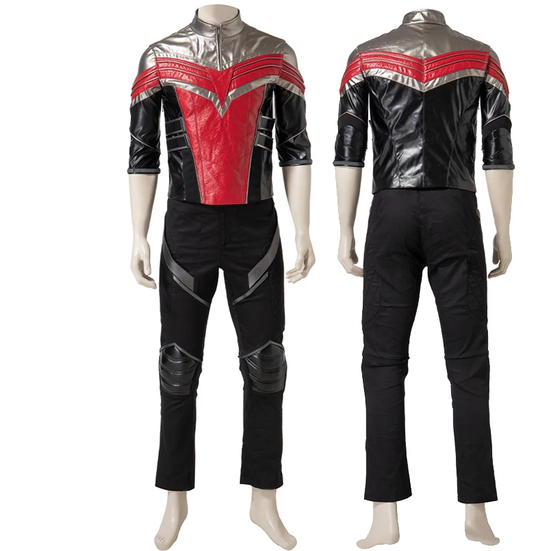 Adult Halloween Falcon and Winter Soldier Sam Battle Suit Cosplay Costume Outfit Party Full Props Suit