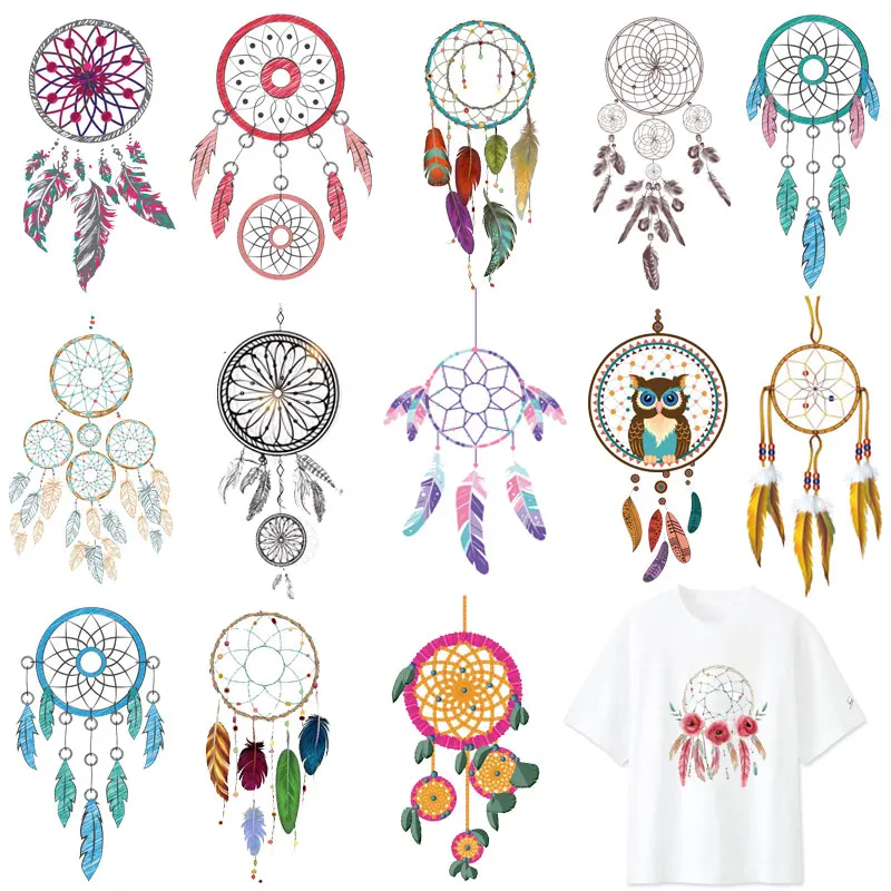 Перья нашивки с совой передачи тепла приклеивающиеся утюгом уровень моющиеся