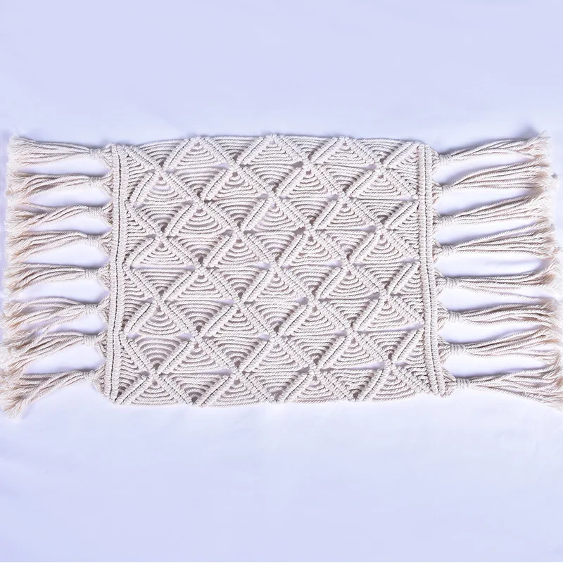 Ручная тканая пеньковая веревка для украшения дома оконная подушка гостиной