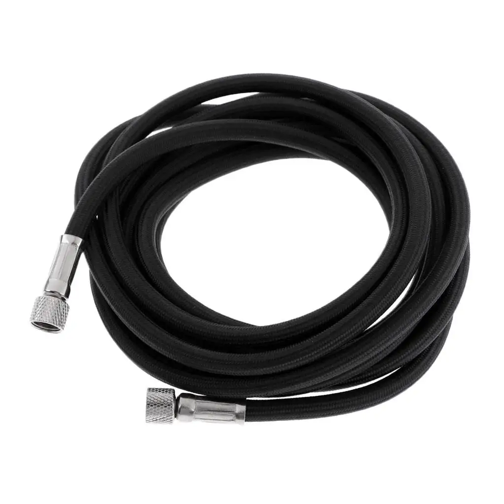 

Черный нейлоновый Плетеный адаптер для аэрографа, шланга, фитинг 1/8 дюйма, фитинг на обоих концах