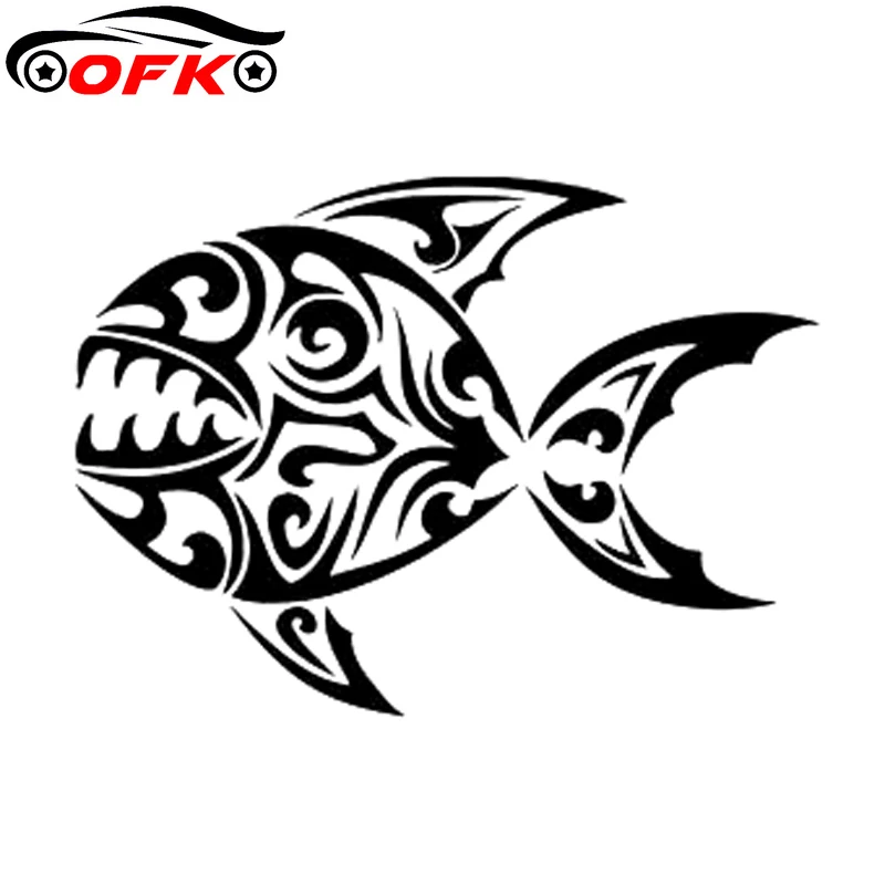 

Модные виниловые наклейки в виде рыбок и монстров, 18,5 см * 13,5 см