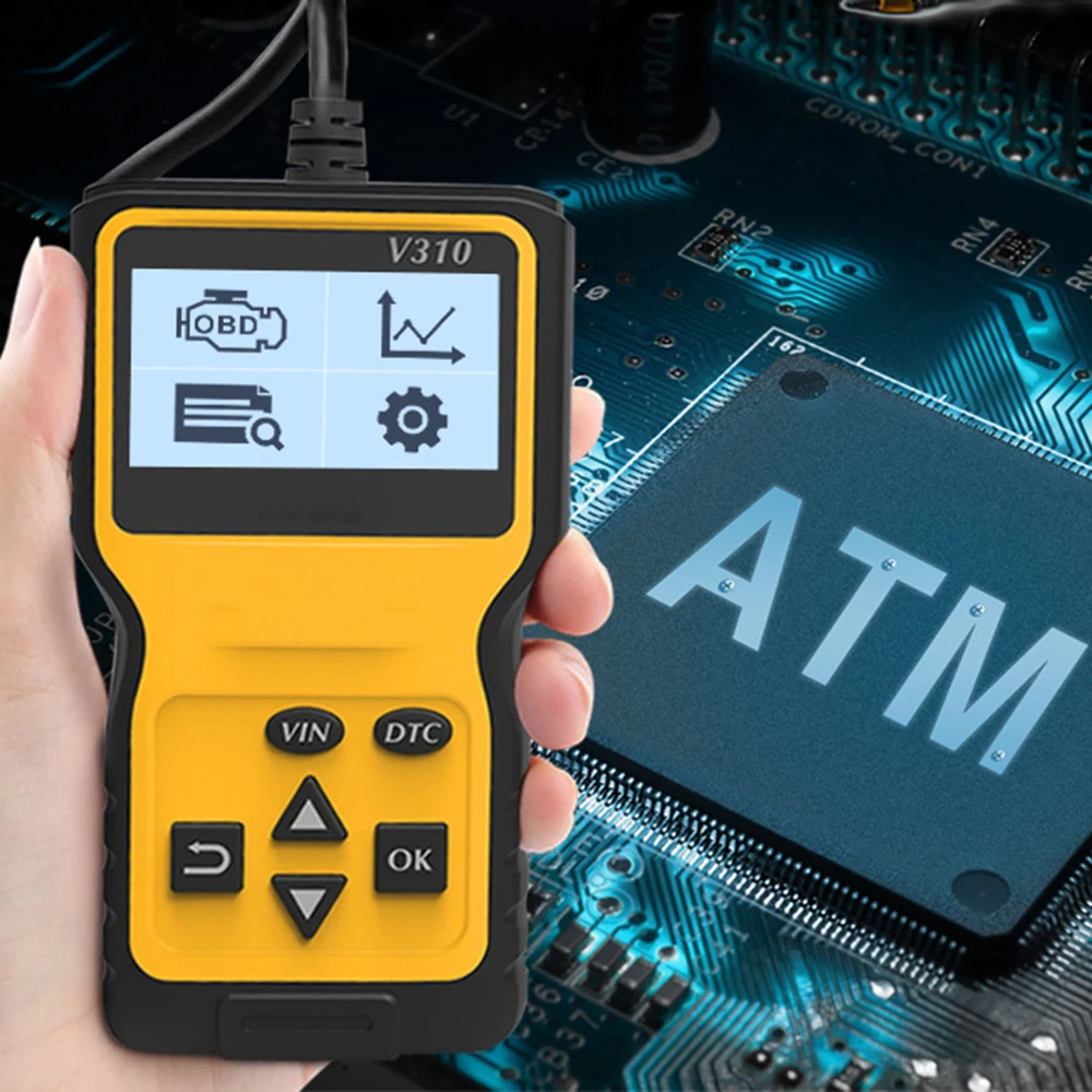 Автомобильный диагностический сканер Универсальный OBD инструмент ODB2 проверка