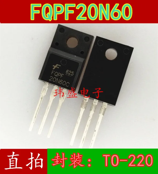 

20PCS/LOT FQPF20N60 20N60 FQPF20N60C