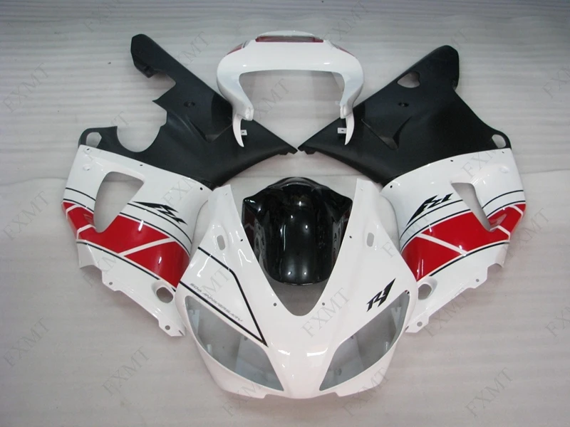 Для YAMAHA YZFR1 98 Body Kits 99 для 1998 1999 Пластиковые обтекатели Красный Белый 50|Полные