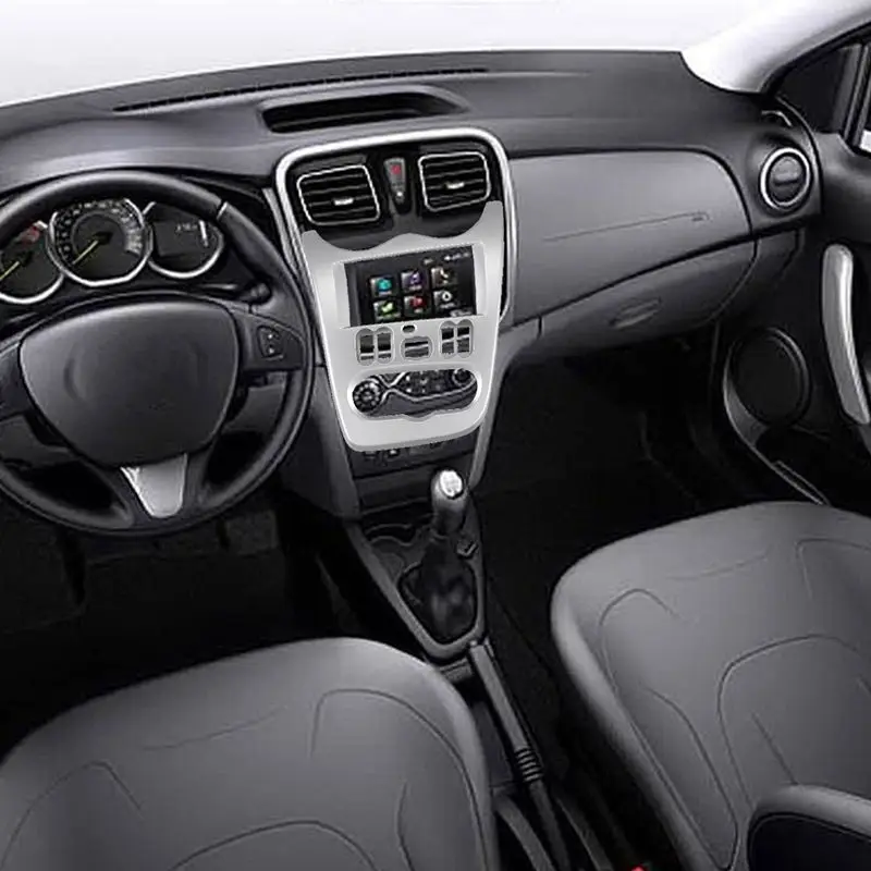 2Din DVD стерео Fascia подходит для RENAULT Logan Sandero Dacia Duster рамка крепление панели лица Facia в