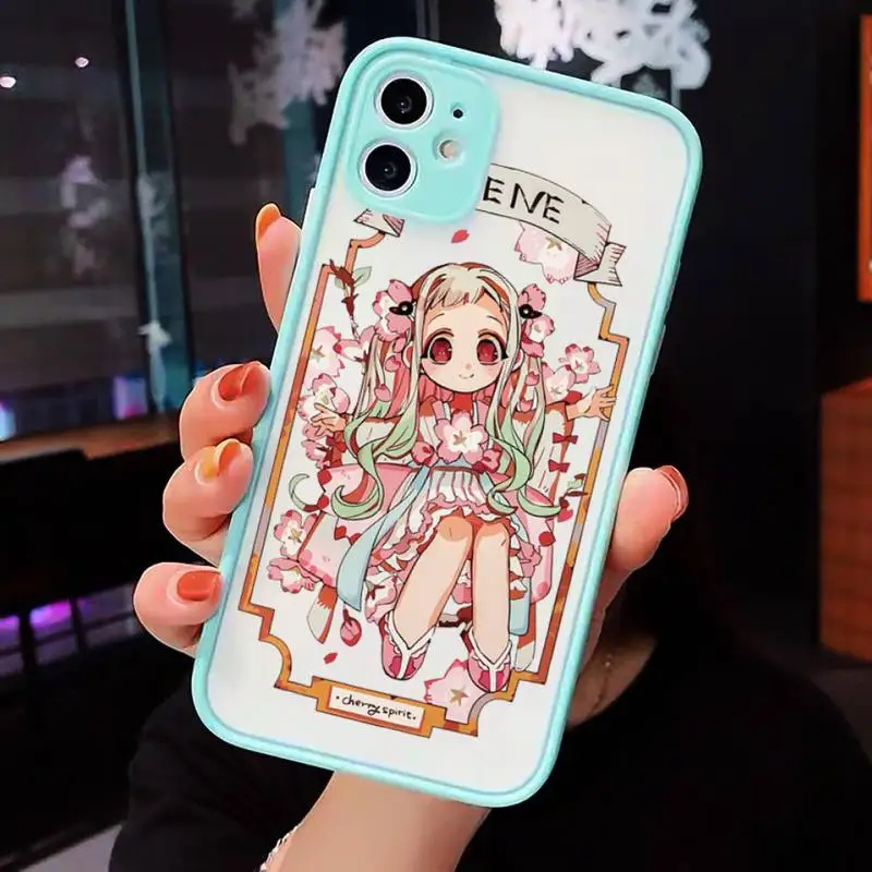 

Toilet Bound Hanako Kun Phone Case Matte Transparent for iPhone 7 8 11 12 s mini pro X XS XR MAX Plus cover funda