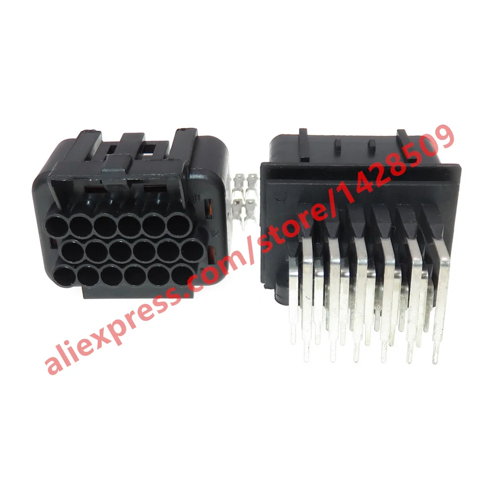 5 комплектов 18 Pin 344106-1 344107-1 гнездовой штекер из пластика Медь Way Tyco TE AMP