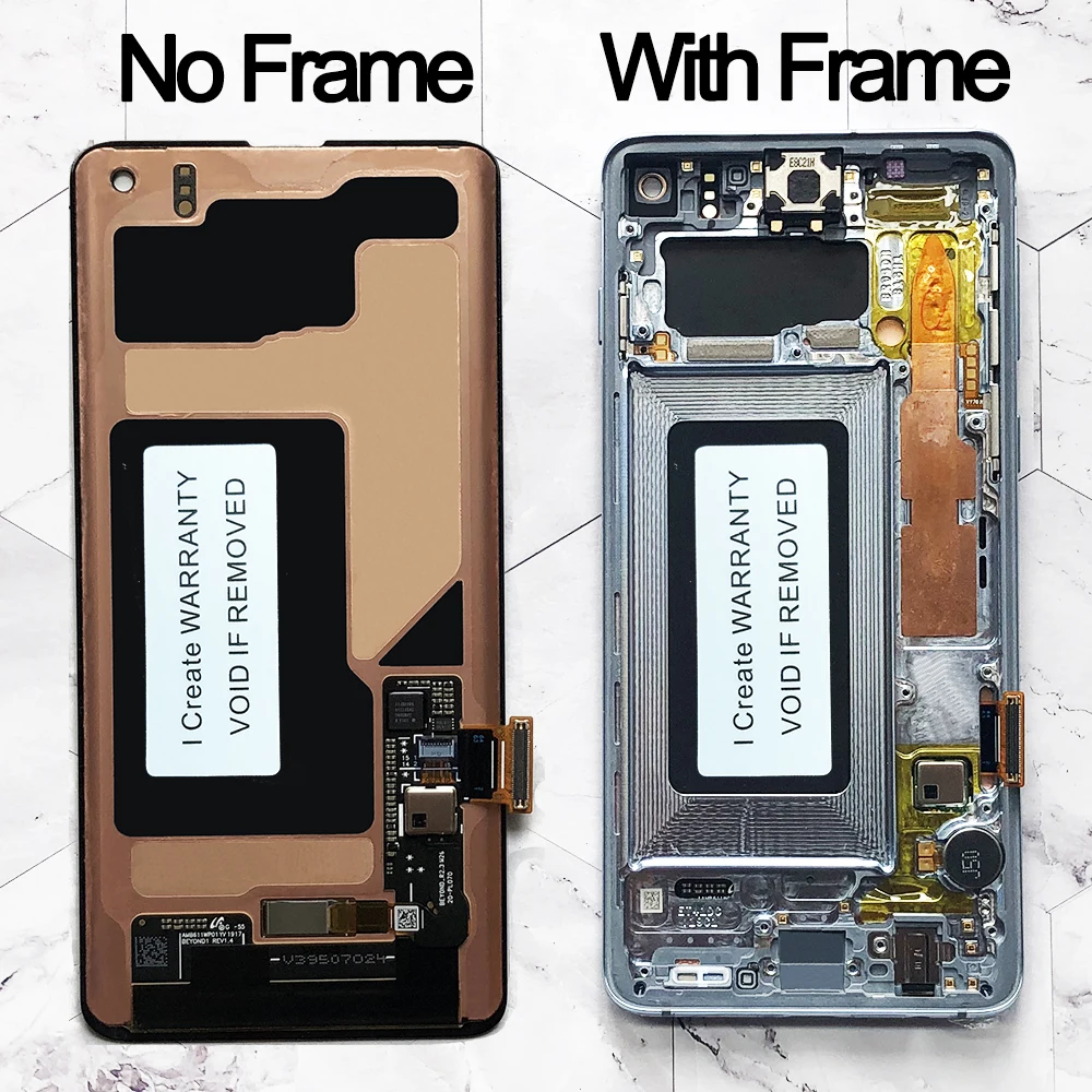 Najtaniej Oryginalny Amoled 6.1 ''S10 LCD Do SAMSUNG Galaxy S10 G973F/DS G973U G973 SM-G973 Wyświetlacz Dotykowy Digitizer Wymiana