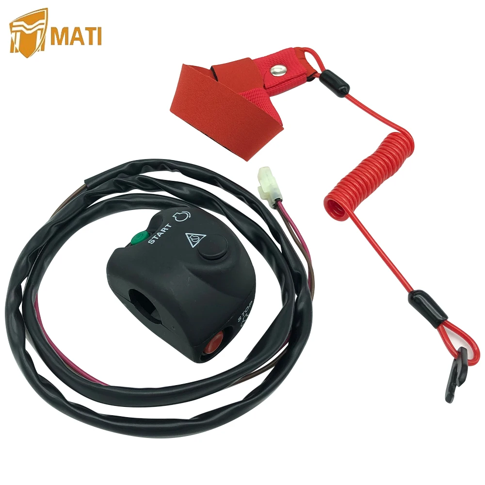 Handlebar Start Stop Switch Safety Lanyard for Yamaha WaveBlaster WaveRaider WaveRunner WaveVenture WaveJammer 500 650 700 1100 |