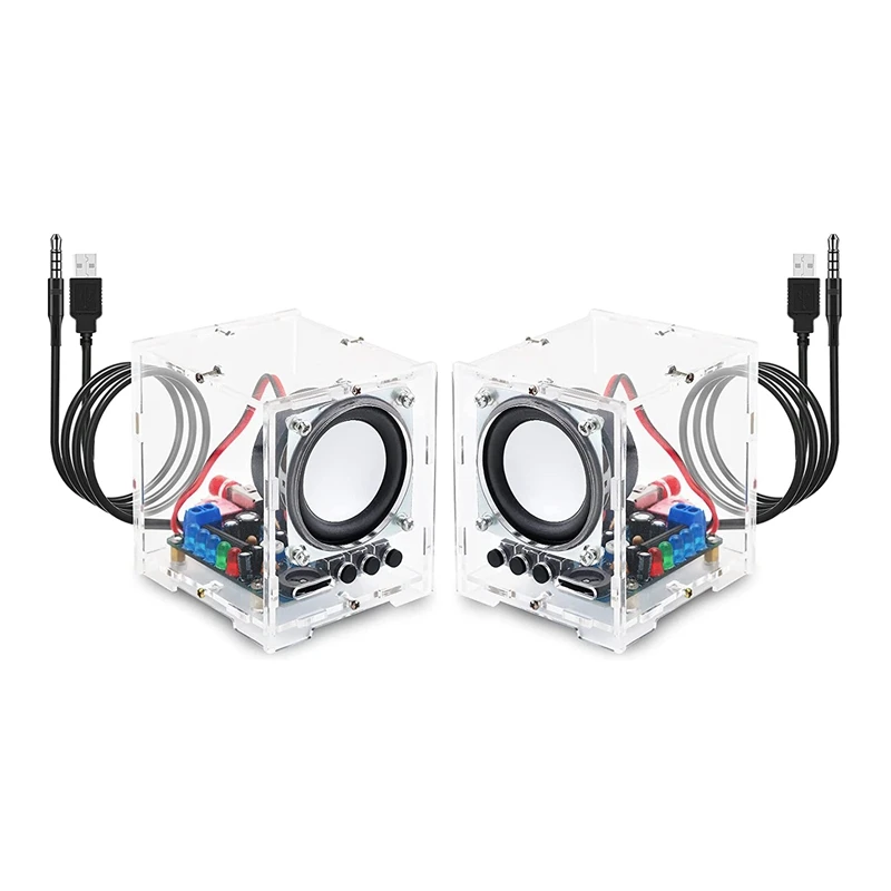 

Комплект динамиков для проектов «сделай сам»-пара стандартных стереоколонок для учащихся взрослых и начинающих