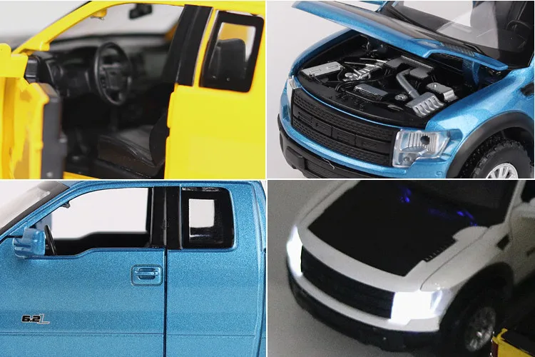 Высокая имитация изысканной модели игрушек Стайлинг автомобиля 1:32 Ford F150 Raptor