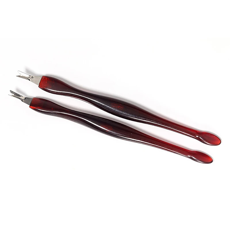 

ANYLADY 2 Pcs Cuticle Pusher Professional Cuticle Remover Tool Nail Art Tools Cleaner Trimmer Manicure Tool for Dead Skin