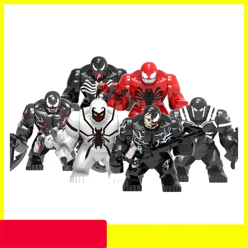 Серия супергероев мини фигурный агент Веном бунт анти-Веном бойня собранные