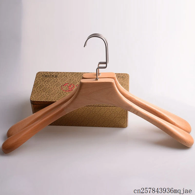 20pcs Solid Wood Hangers Wooden Clothes Hanger Cloth Rack Wardrobe |