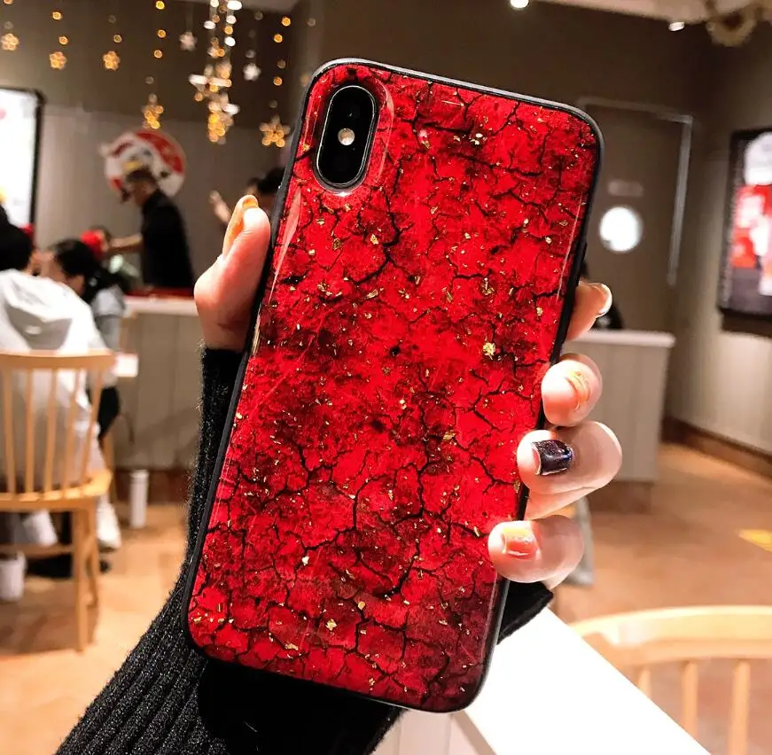I Блестящий экзотический чехол для телефона с золотой фольгой для iPhone 7 plus 6 6 s 8 Plus, мягкий чехол из ТПУ с леопардовым принтом для iPhone XS Max XR 11, чехол - Цвет: I