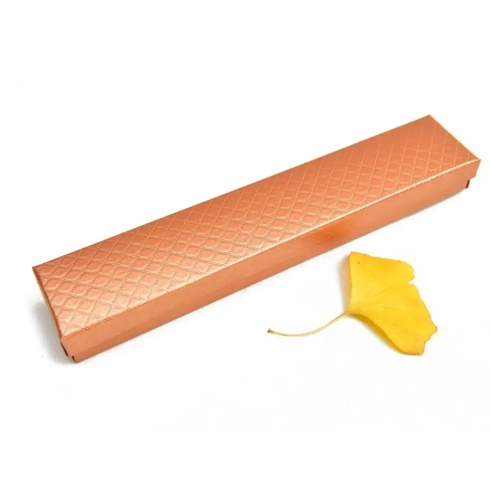 21x4x2.5cm-orange 21*4 см изысканные ювелирные изделия дисплей коробки длинное ожерелье упаковка подарок чехол многоцветная коробка торговля геометрические узоры 1 шт - Цвет: 21x4x2.5cm-orange