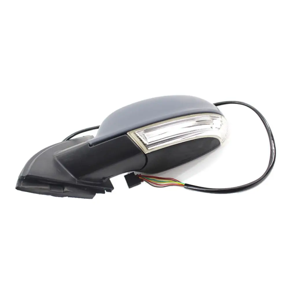 Right side Замена для Sagitar Jetta MK5 1K1857508BG черное правое/левое крыло мощное зеркало стекло зеркало заднего вида - Цвет: Right side