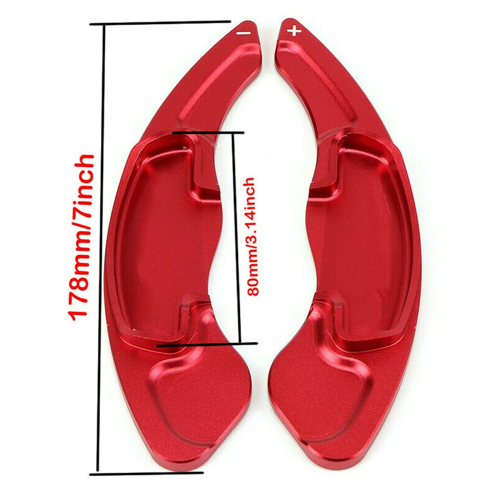 

2 Pcs/set (Left & Right) Red Steering Wheel Shift Paddle Shifter Extension For Honda Accord CRV Odyssey Car Accessories