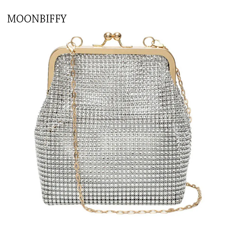 

Women Luxury Handbag Women Bags Design Purse And Shoulder Messenger Bag For Party/wedding Soft Bead Diamond Evening Bag 2021