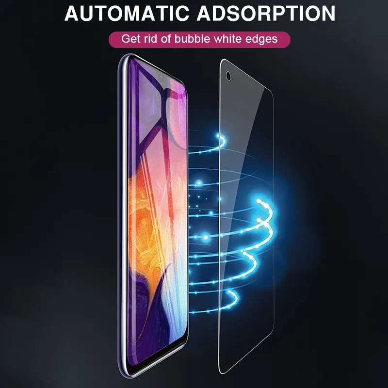 3 шт./лот закаленное защитное стекло полное покрытие для samsung Galaxy A10 A20e A30 A40 A50 A60 A70