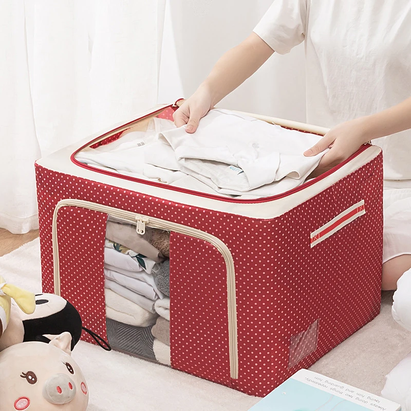 Ящик для хранения одежды большой емкости складной пылезащитный органайзер шкафа