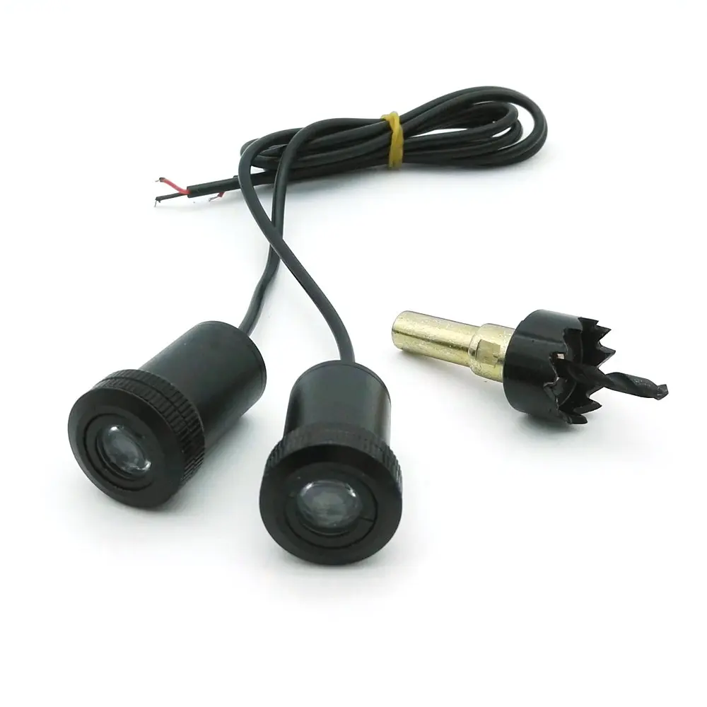 4 шт. светодиодный автомобильный Светильник проектор любезно дверь декоративная