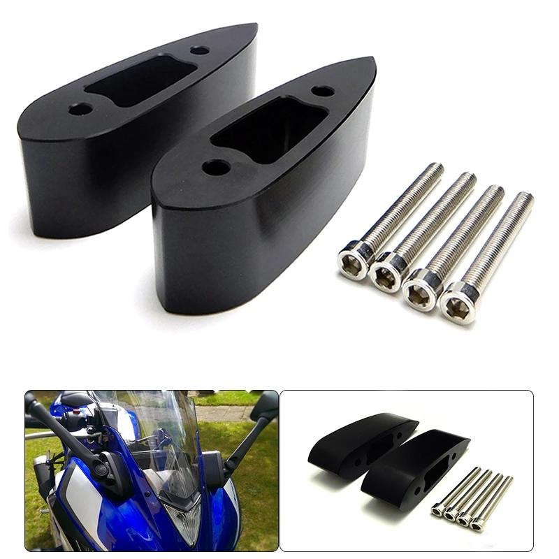 Для YZF R25 R3 мотоциклетные зеркальные удлинители Удлинительный адаптер Комплект