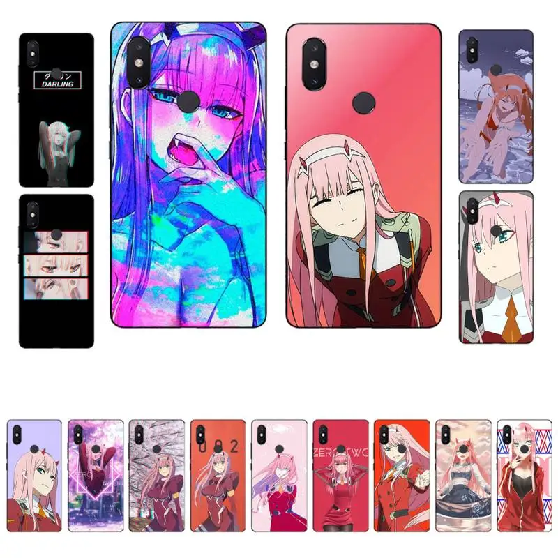 

MaiYaCa Zero Two Darling in the FranXX Anime Phone Case for Xiaomi mi 8 9 10 lite pro 9SE 5 6 X max 2 3 mix2s F1