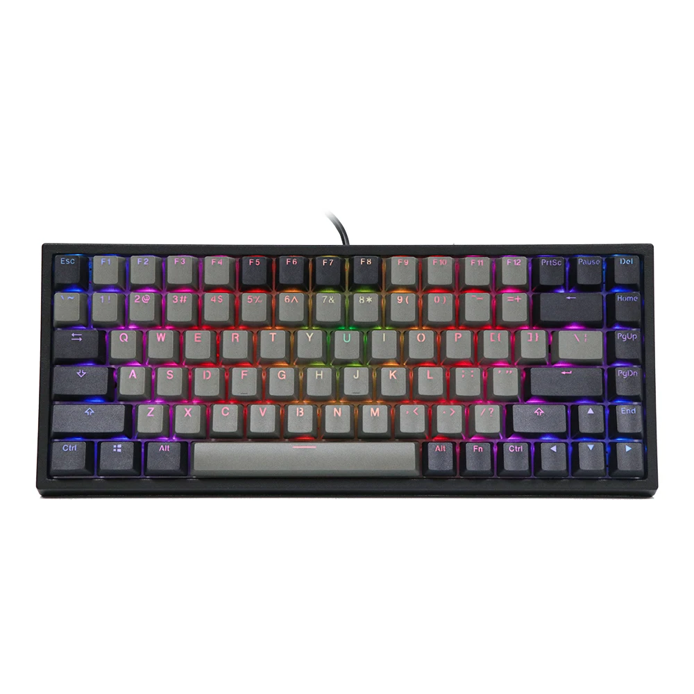 

EP84 84-Key RGB Hotswap Wired Mechanical Gaming Keyboard with PBT Dye-subbed Keycaps for Mac/Win/Gamers Vintage Theme