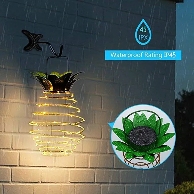 

Solar pine light outdoor waterproof wall lamp garden cafe courtyard decoration lamp