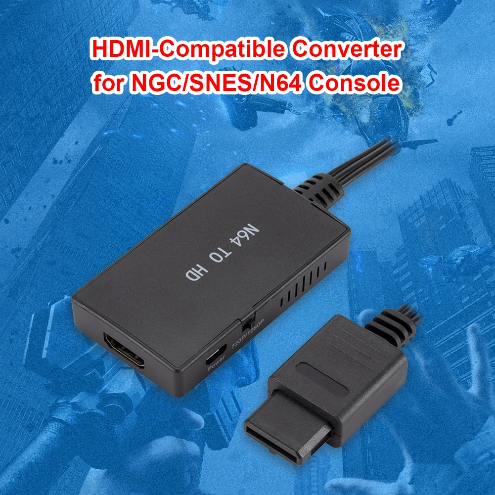 HDMI-совместимый преобразователь HD ТВ Видео кабель сплиттер для N64 GameCube NGC супер