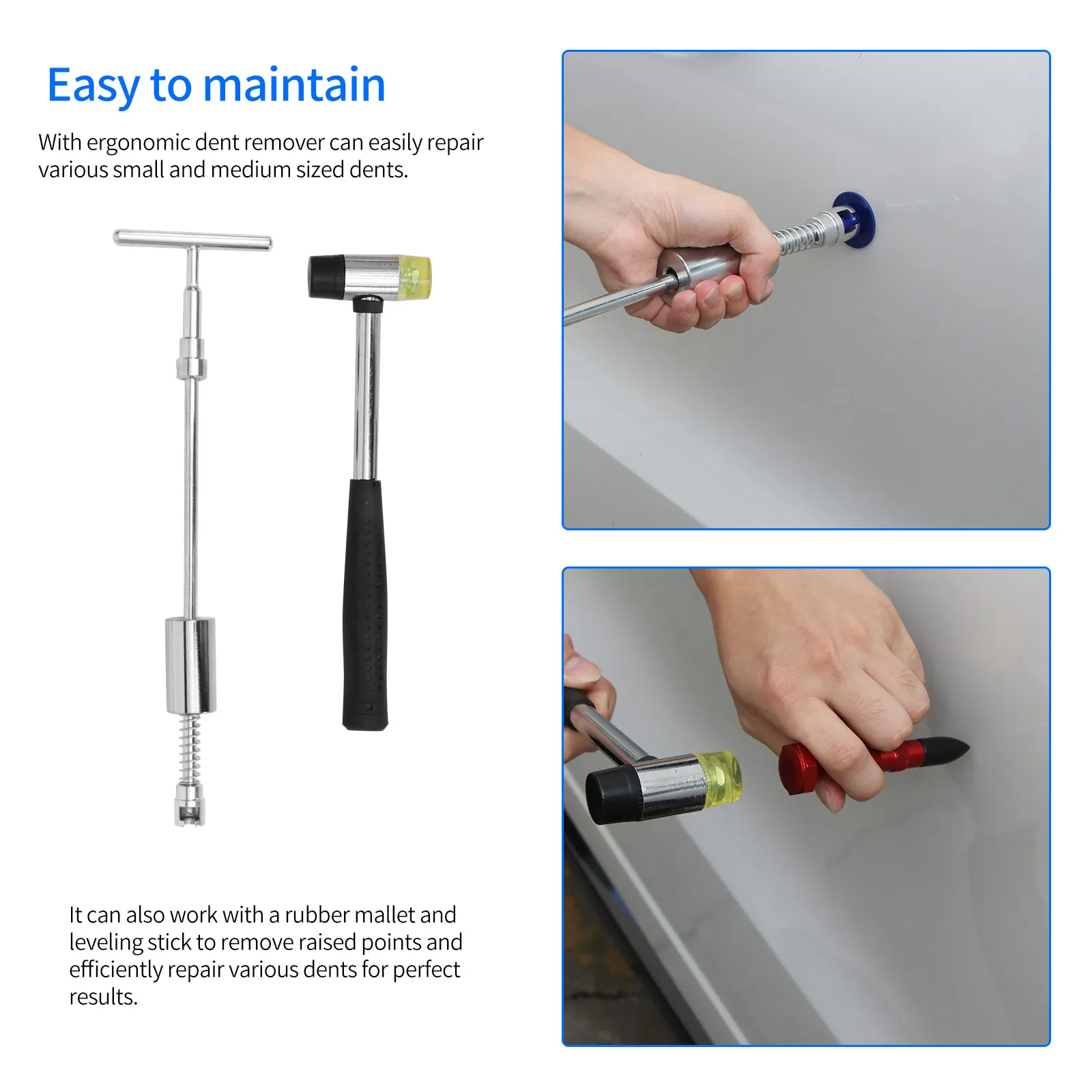 Preço 2021 Novo Carro Paintless Dent Repair Tools Kit De Reparação Dent Carro Extrator Com Cola Extrator Tabs Kits De Remoção Para Veículo Carro Auto