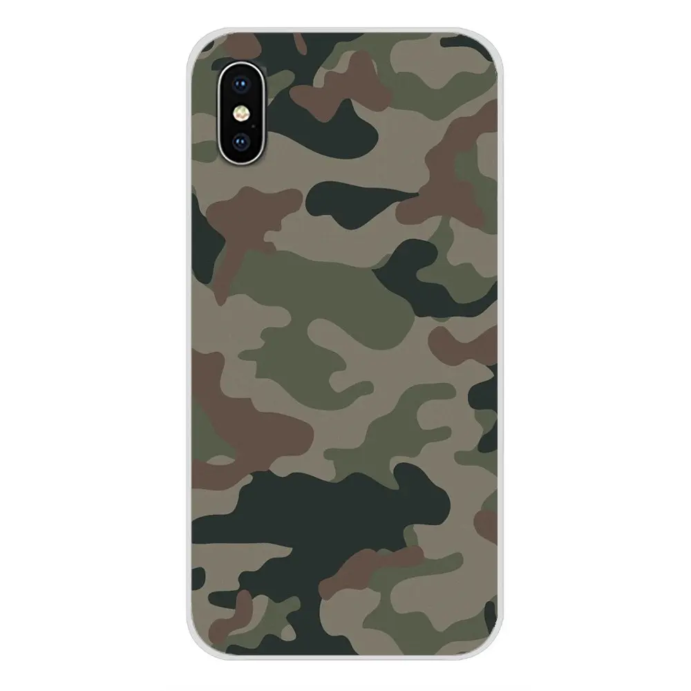 Камуфляжный чехол в стиле милитари для Xiaomi Mi4 Mi5 Mi5S Mi6 Mi A1 A2 5X 6X 8 9 Lite SE Pro Max Mix 2 3 2S