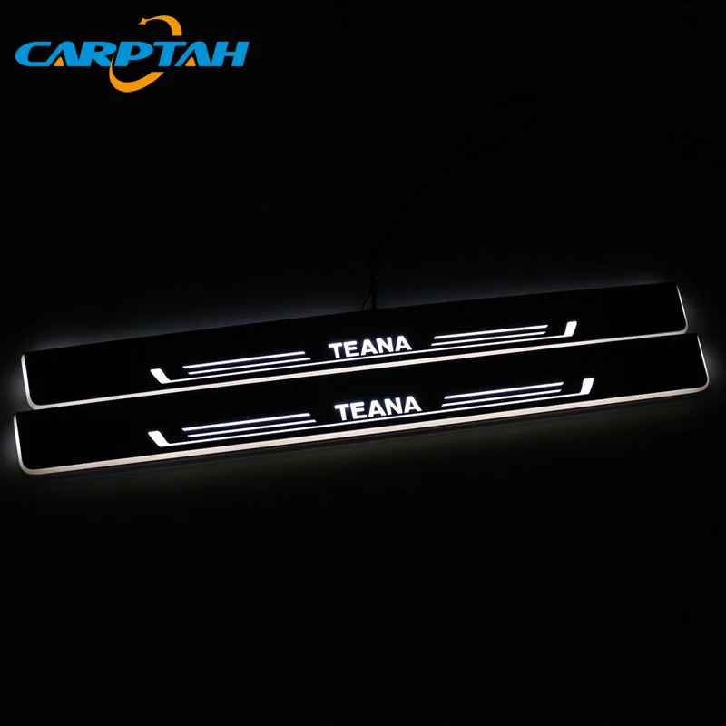 Отделкой педаль автомобиля внешние Запчасти светодиодный порога Накладка путь