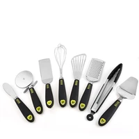 8pcs stainless steel kitchenware drain spatula pizza spatula frying spatula whisk cheese spatula kitchen gadgets