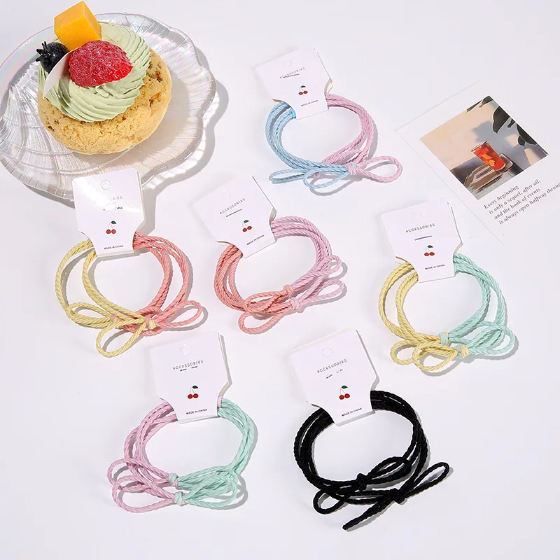 

2 шт., эластичная повязка для волос в Корейском стиле