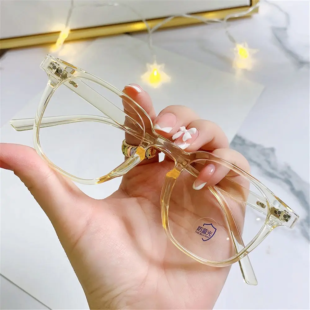 

Модные очки из поликарбоната с защитой от УФ-лучей и синими лучами, женские и мужские прозрачные компьютерные очки, мужские очки, очки, Уход ...