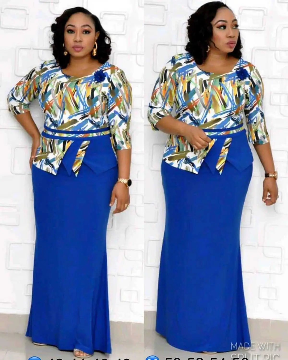 Новый стиль африканская Женская одежда Дашики модная ткань с принтом цельное