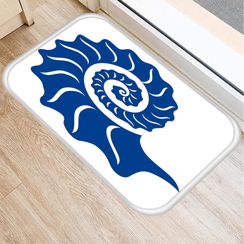 

Ocean Sailboat Pattern 40*60cm Door Mat Kitchen Entrance Coral Velvet Carpet Rubber Indoor Floor Mats Non-Anti-Slip Rug 48029