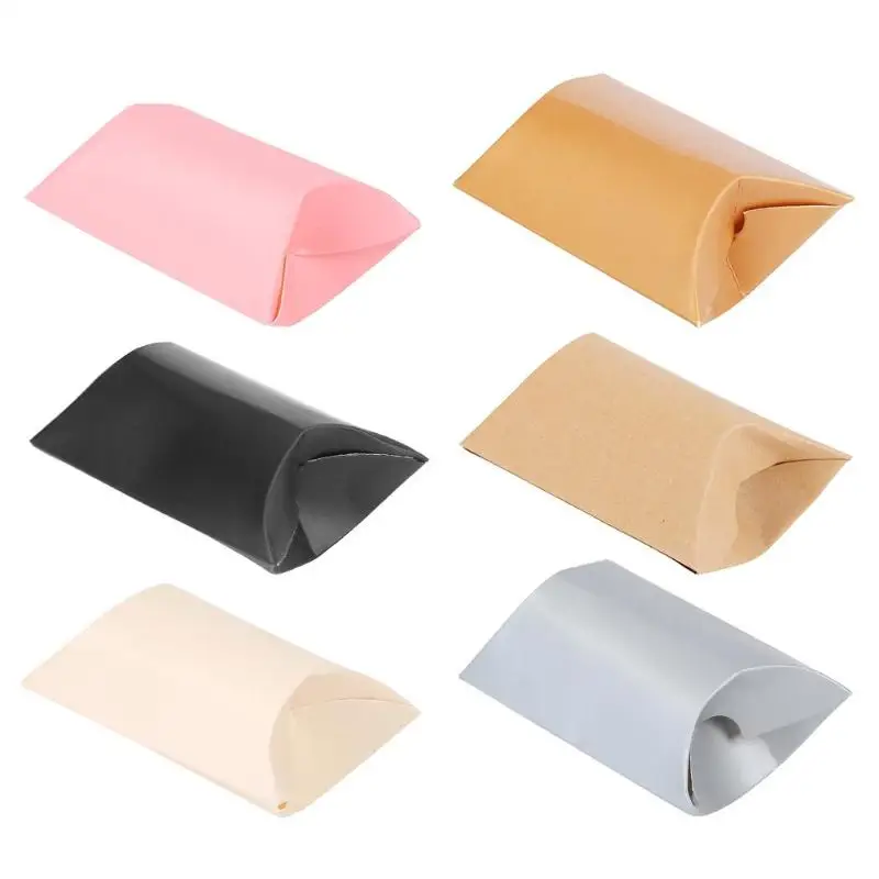 10 шт. подарочные коробки для конфет в форме подушки|Подарочные сумки и упаковка| |