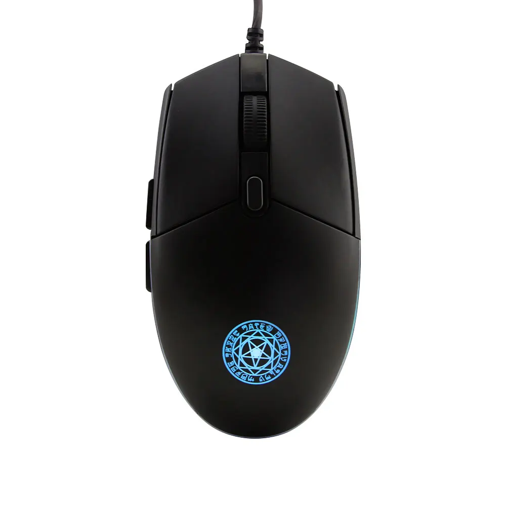 

Проводная игровая мышь 6D 3200 DPI с матовой эргономичной подсветкой, 7 цветов