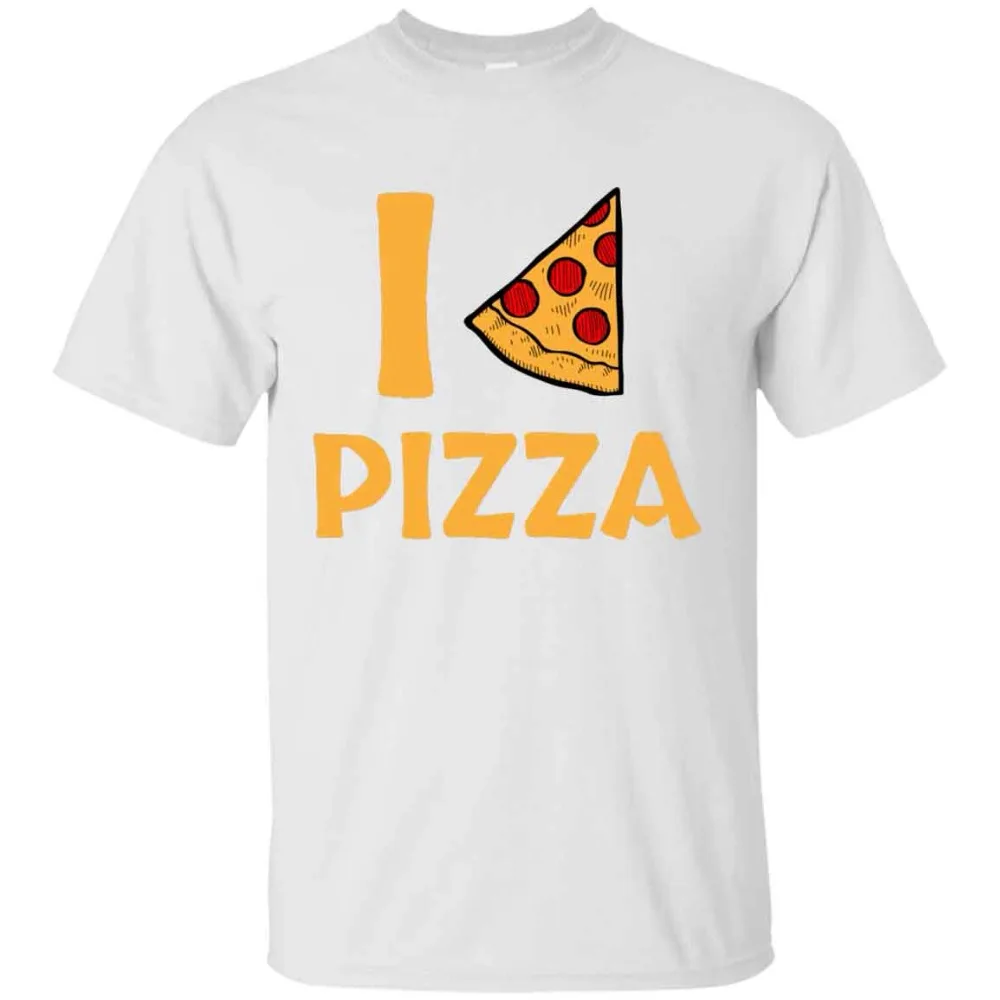 

Pizza Lover T-Shirt I Love Pizza Quote Graphic 2019 Fashion Short Sleeve Black T Shirt Youth Round Collar Customized T-Shirt