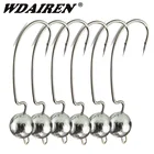 5 шт.лот, рыболовные крючки с открытой свинцовой головкой, 3.5g, 5g, 7 г, 10 г