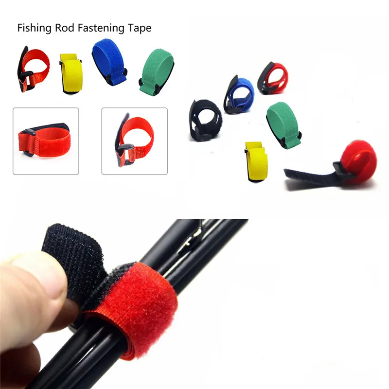 5 шт. многоразовые удочку галстук ремень кофр для подтяжки крепежа на застежке