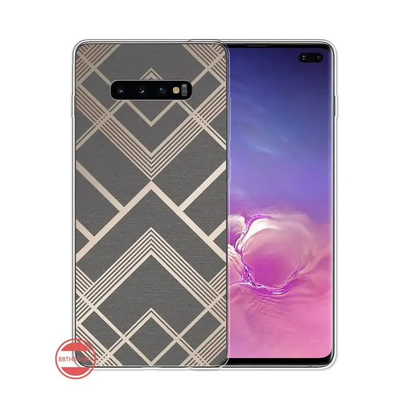 

Plating Splice Glitter Marble Phone Case For Samsung Galaxy S5 S6 S7 S8 S9 S10 S10e S20 edge plus lite